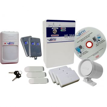 Kit Alarme sem fio VS 250 Plus 2 Vetti Branco