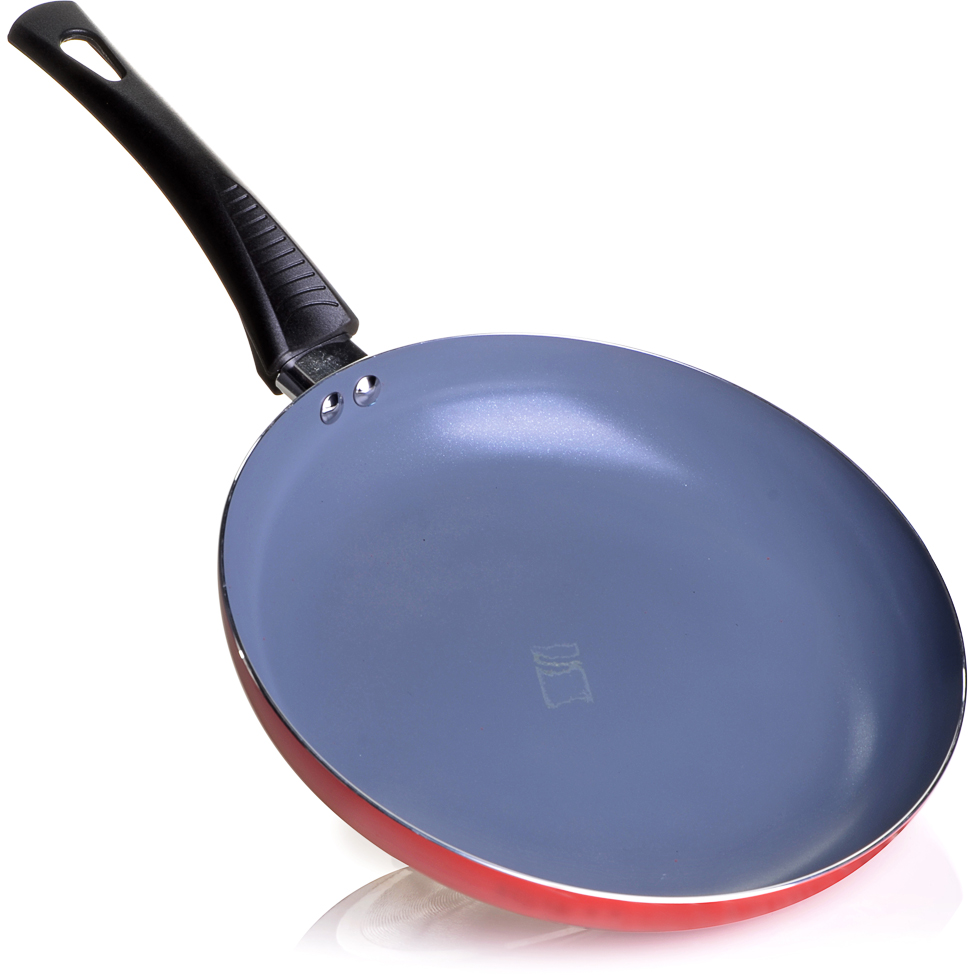 Frigideira Eco Revest 26 cm Alumínio Vermelha Vermelho - Yazi