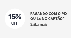 Pagamento com Pix ou 1x no cartão