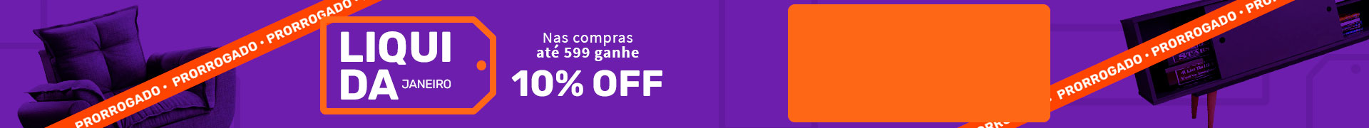 Nas compras até 599 ganhe 10% OFF