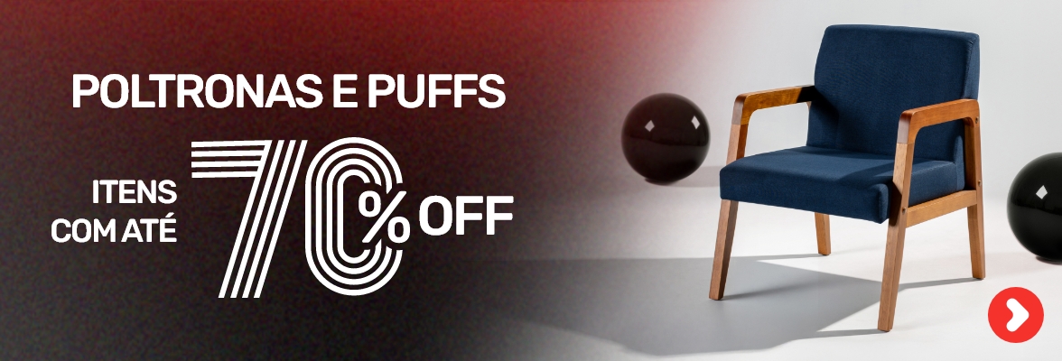 Poltronas e puffs