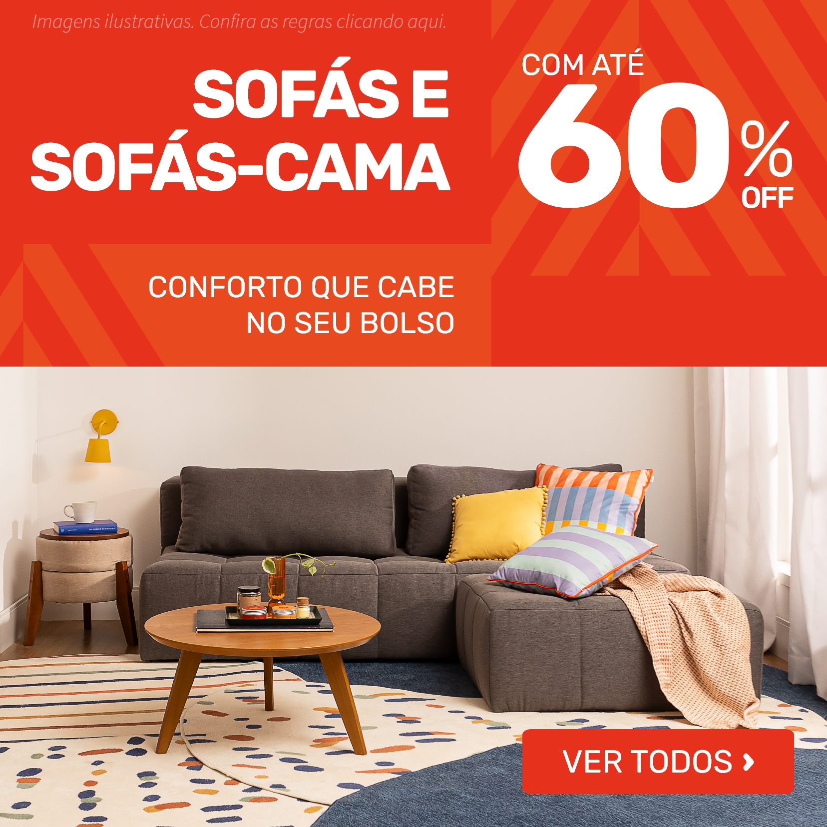 Sofás e sofá cama