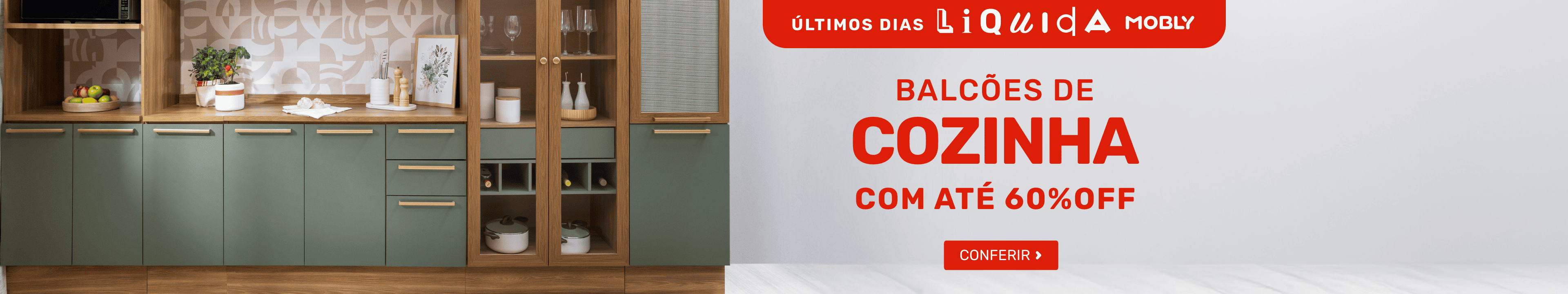 Armários e balcões de cozinha 
