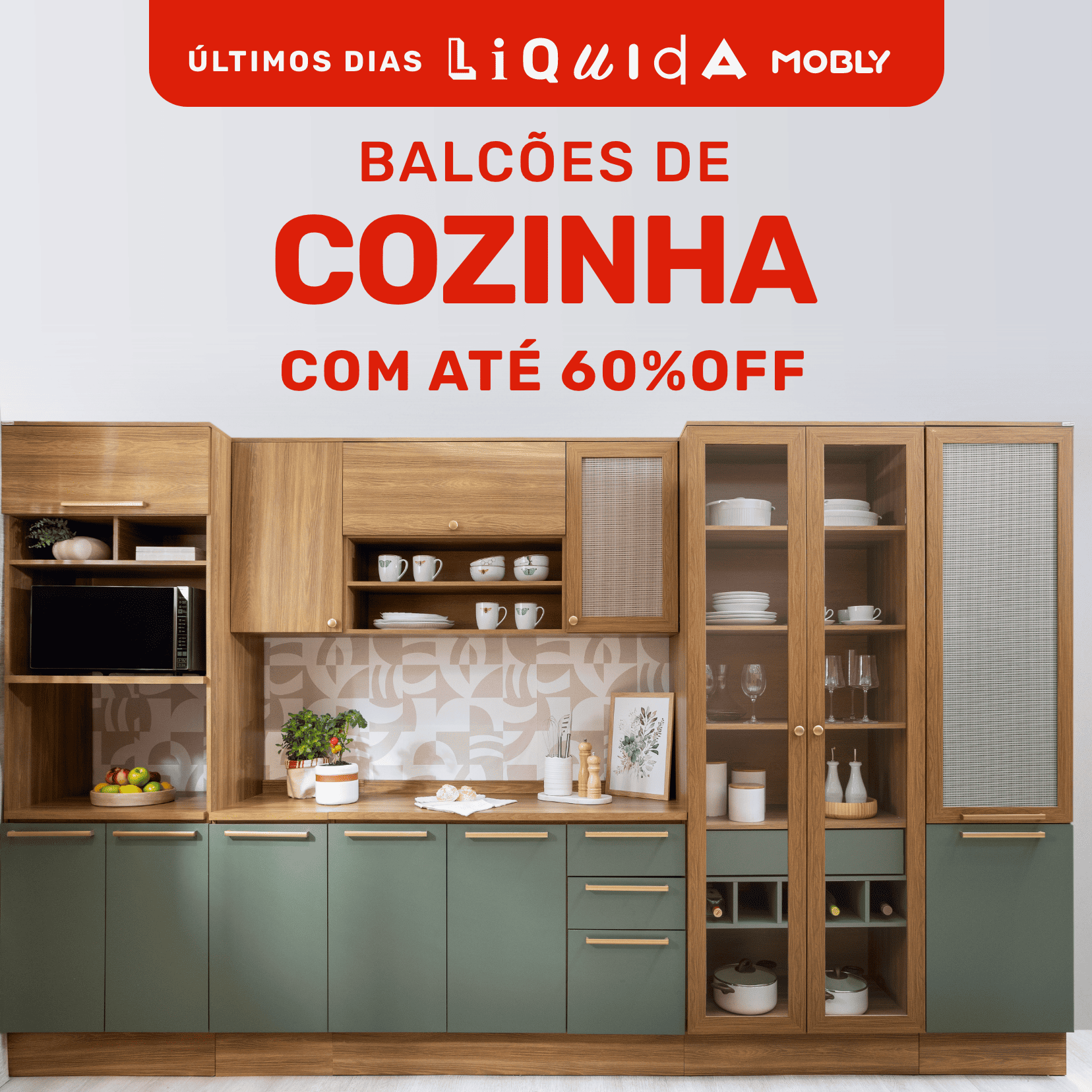 Armários e balcões de cozinha 
