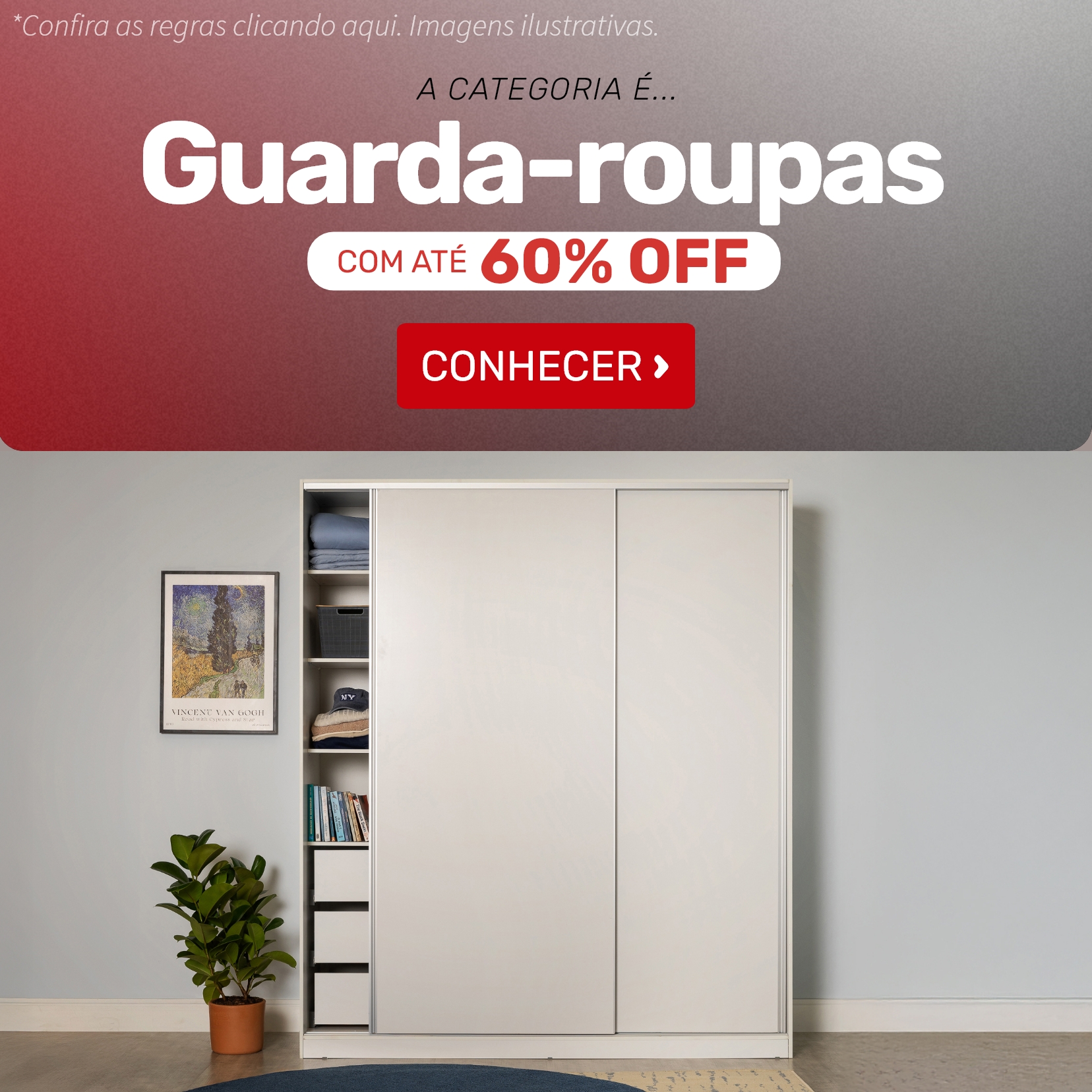 A categoria é... Guarda-roupas