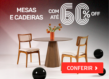 Mesas e cadeiras