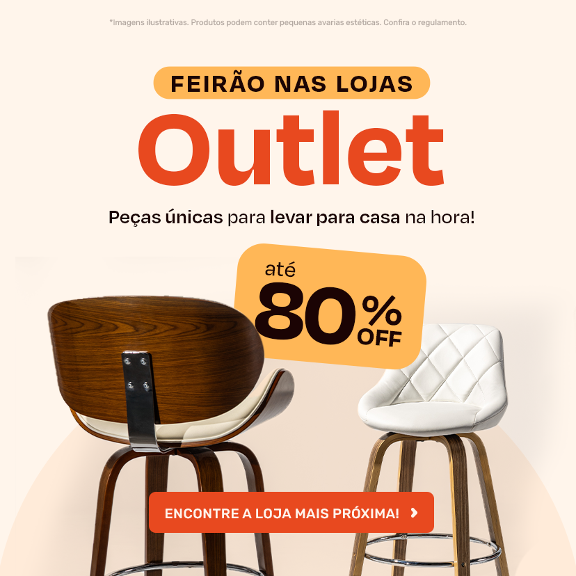 Feirão nas lojas Outlet