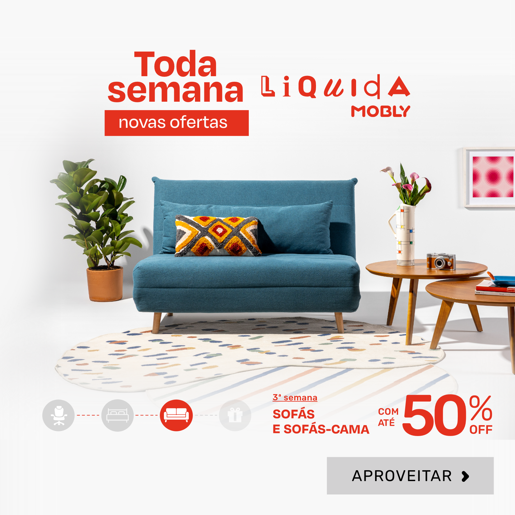 Liquida Sofás e Sofás-camas