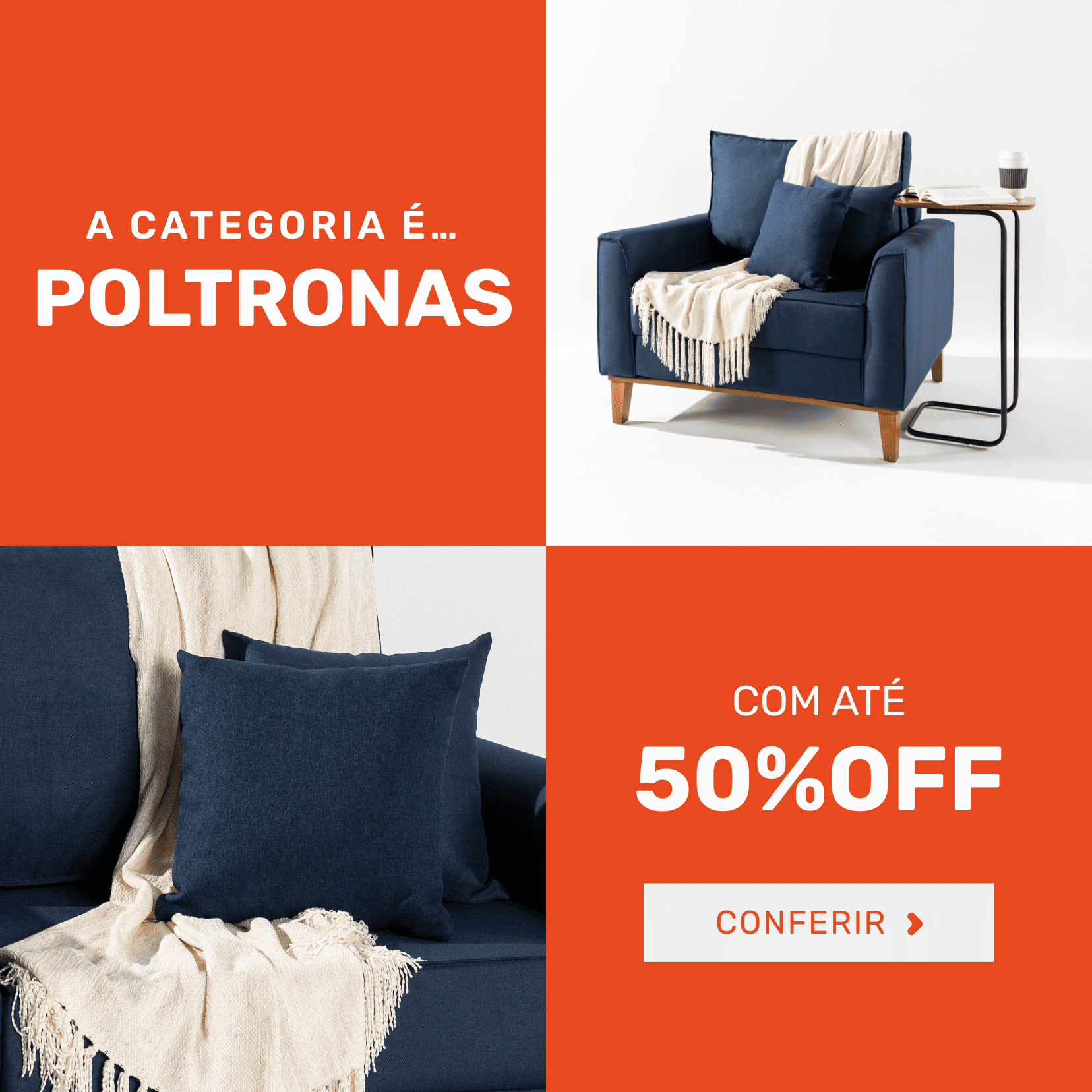 A categoria é... poltronas