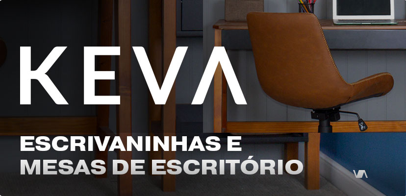 Escrivaninhas e Mesas de Escritório - Keva