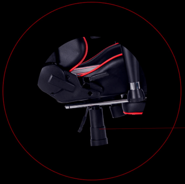 Cadeira Gamer com ajuste ergonômico, descanso para os braços e ajuste de altura