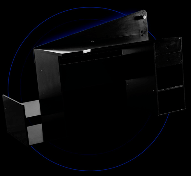 Mesa gamer espaçosa