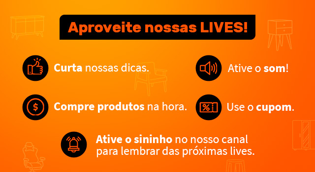 Banner explicativo da Live