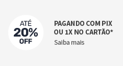 Pagamento com Pix ou 1x no cartão