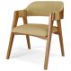 Cadeira Para Sala de Jantar e Estar Living Estofada Suran L02 Couríssimo Fendi - Lyam
