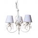 Lustre 3L Imperial Branco Quarto Bebê Infantil Menina Menino