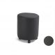 Puff Decorativo Rolon com Rodízios Corano Preto C - 05 - Domi
