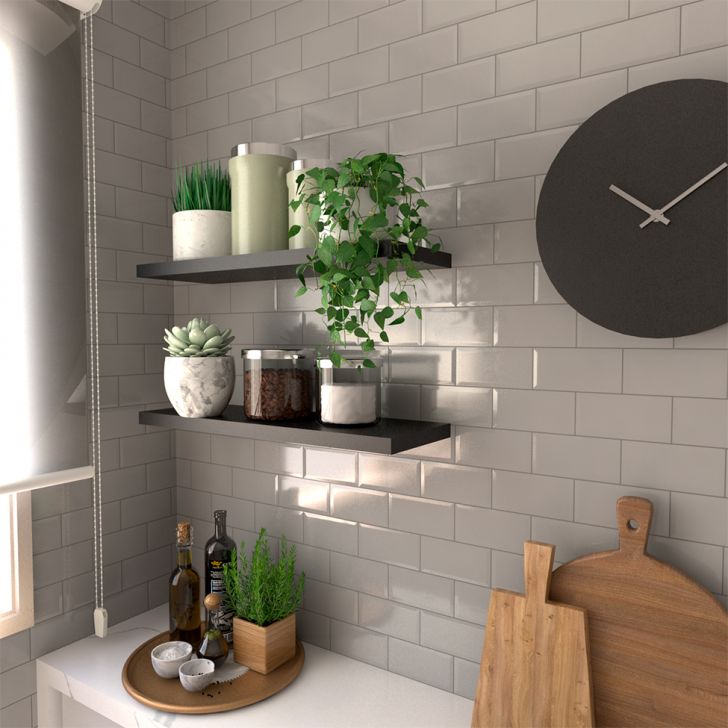 Kit com 2 Pratleleiras Corp Preto