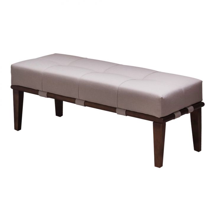 Banco | Banqueta Lívia Bege 100 cm