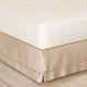 Saia Para Cama Box Casal Padrão Ponto Palito 1 Peça - Caqui