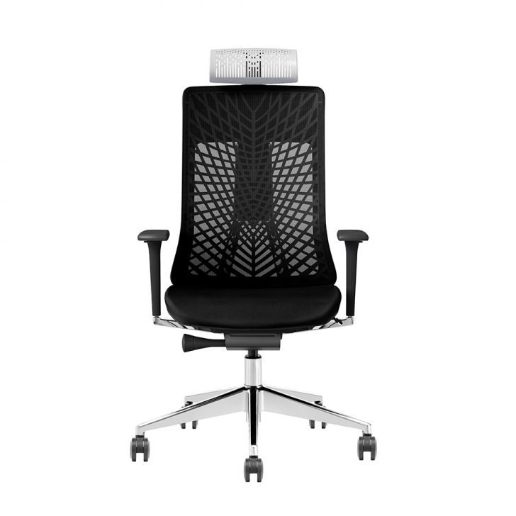 Cadeira de Escritório Presidente Giratória NR17 Balmoral Preta