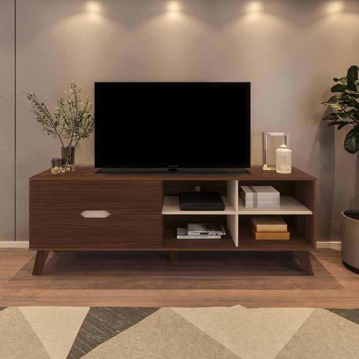 Rack Verona 2 GV Cedro e Off White 180 cm