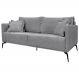 Sofa Liv 2 Lugares 180cm Pes Aço Linho 232 Cinza Ezz