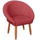 Poltrona Decorativa Corino Moderna para Sala de Estar Recepção Reforçada MOBLAN decor