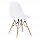 Cadeira Decorativa para Sala e Cozinha Garabit Branco G04 - Gran Belo