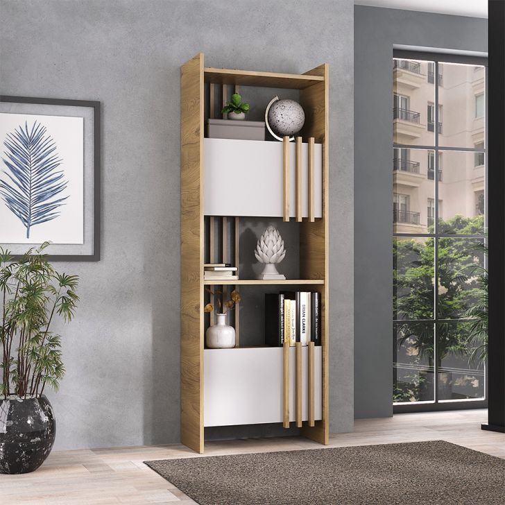 Estante Arbos 2 PT Olmo e Branca