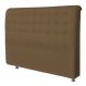 Cabeceira Solteiro Tânia 90 CM Suede Marrom - D A Decor