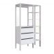 Closet 03 Gavetas DB001 Branco PP Milani Store