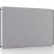 Cabeceira Cama Box King 195cm Estofada Goya P05 Veludo Cinza - Lyam Decor