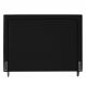 Cabeceira Cama Box Casal Queen Size Maísa 160cm Com Frame Veludo Preto - Desk Design