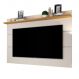Painel para TV Vivare 1.8 Off White com Nature - Germai Móveis