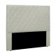 Cabeceira Decorativa Queen Size 1,60M Baelon Veludo Prata G63 - Gran Belo