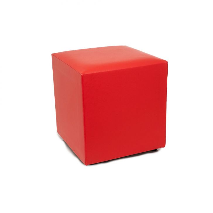 Puff Studio Quadrado Vermelho