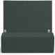 Kit Cabeceira Cama Box King 195cm com Calçadeira Roma W01 Suede Verde Musgo - Lyam