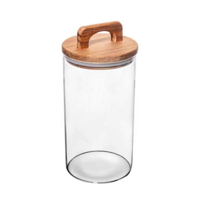 Pote para Mantimentos Acácia Transparente 1,25 L