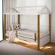 Cama Casa Eliz Branca Com Colchão - Divaloto