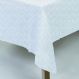 Toalha De Mesa Jacquard Neo Classico Arabesco 160x160 Bege Camesa