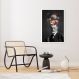 Quadro Sigmund Freud Head Explosion 100x70 Caixa Branco