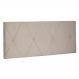 Cabeceira Painel Estofada Cama Box Casal Aquilla 140cm Suede Bege - Desk Design