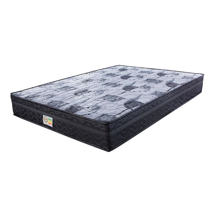 Colchão Casal Imperial Molas Verticóil (23x128x188) Preto E Cinza