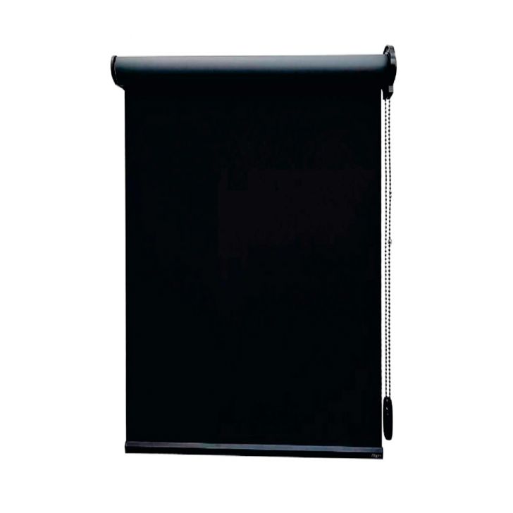Persiana Rolo Blackout Pinpoint Preta - 1,70m x 2,50m