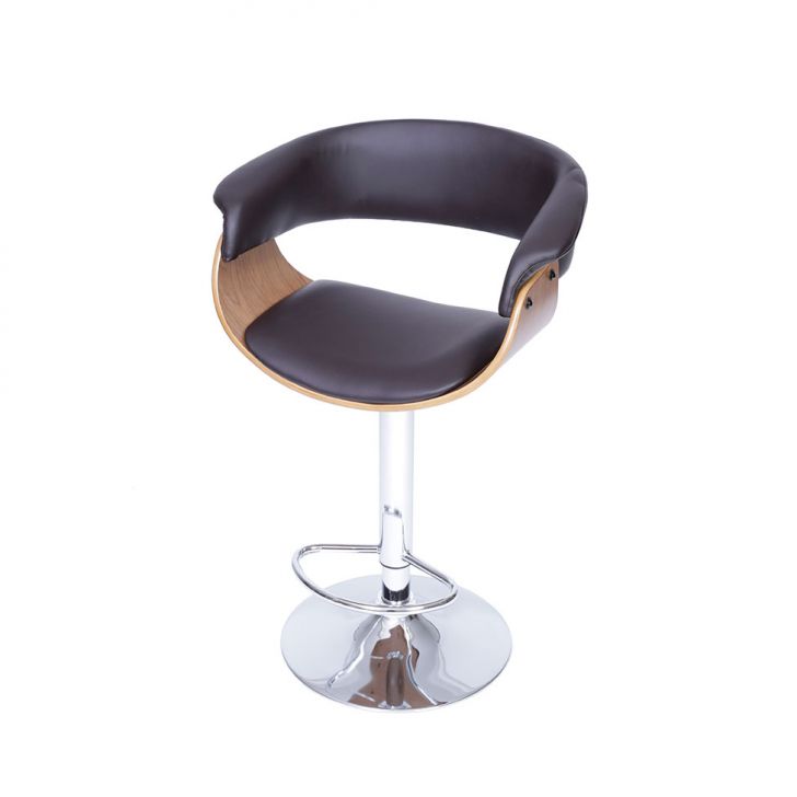 Banqueta Elba Café e Madeira