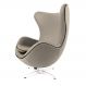 Poltrona Egg Decorativa Areia