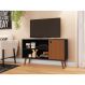 Rack Retrô Way 1 PT Preto e Elmo 108 cm