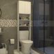 Armário Banheiro p/ Vaso Sanitário com 2 portas Aspen Multimóveis Branco
