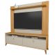 Rack Para Sala Com Painel Para TV 75 Pol 182cm Naomi L05 Tauari Off White Fosco - Lyam Decor